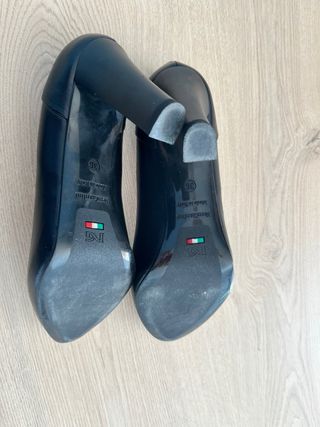 Zapatos de piel Nero Giardini negros mujer