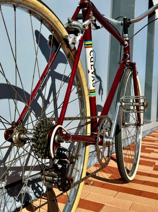 Bicicleta Vintage Cuevas Talla M Roja paseos