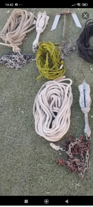 Ancla y Cuerdas Náuticas