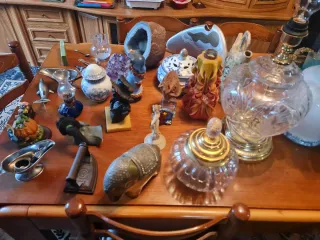 Lote de objetos decorativos vintage