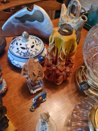 Lote de objetos decorativos vintage