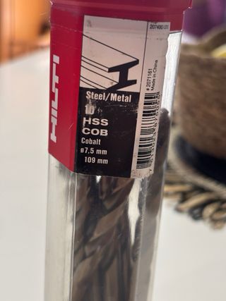 Broca Hilti HSS COB 7.5 mm