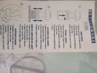 Utensilio para hacer canapés Betterware