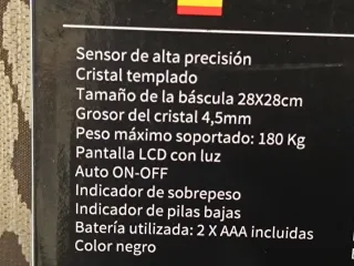 Balanza Digital Pantalla Led Nueva