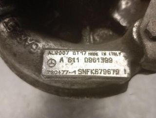 Turbocompresor Mercedes-Benz A6110961399 Vito