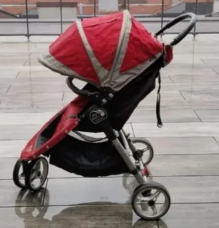 Silla de paseo Baby Jogger City Mini Rojo/Gris