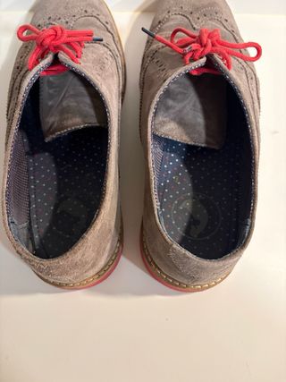 Zapatos El Ganso Talla 43 Cordones Rojos
