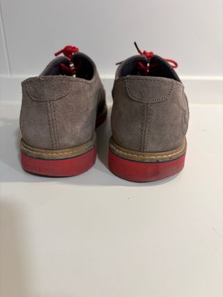 Zapatos El Ganso Talla 43 Cordones Rojos