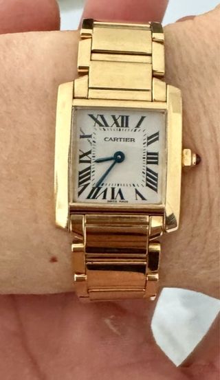 Cartier Tank Française 18k Oro Ref. 2385