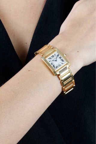 Cartier Tank Française 18k Oro Ref. 2385