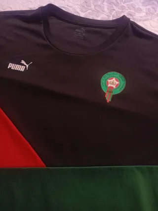 Camiseta Puma Marruecos Negra Talla XXL