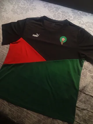 Camiseta Puma Marruecos Negra Talla XXL