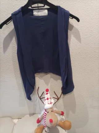 Chaleco azul Stradivarius