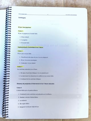 LLIBRE - El joc infantil i la seva metodologia