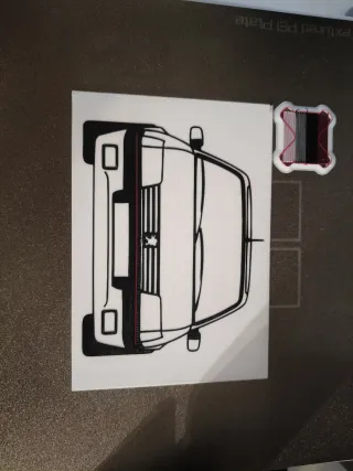 Peugeot 205 Decoración pared