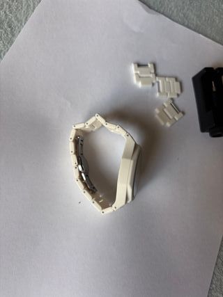 Reloj Unisex Esfera Árabe Blanco con Caja