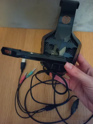 Auriculares Gamer con Micrófono y Luz