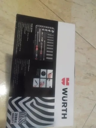 Juego carraca y vasos Wurth 1/4 42 piezas