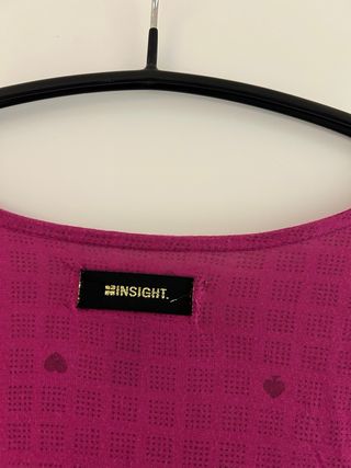 Insight cárdigan de verano rosa con corazones