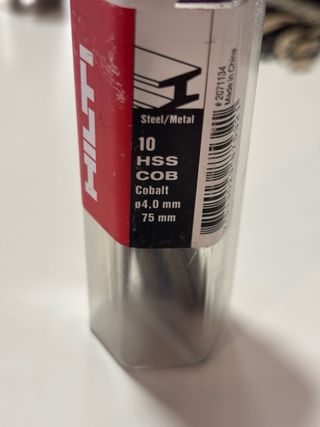 Broca Hilti HSS COB Cobalt 4mm