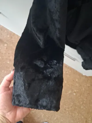 Chaquetita piel conejo Tyber Negra