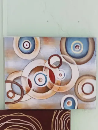 Cuadro Lienzo Abstracto Círculos