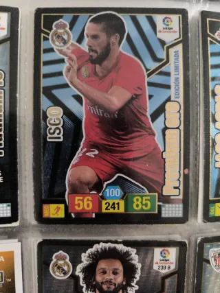 Cartas Adrenalyn Platinum 10 y Premium Oro