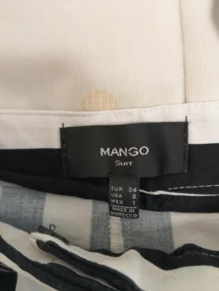 Pantalón rayas blanco y negro Talla XS