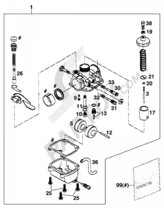 Carburador Mikuni Suzuki RMX 50