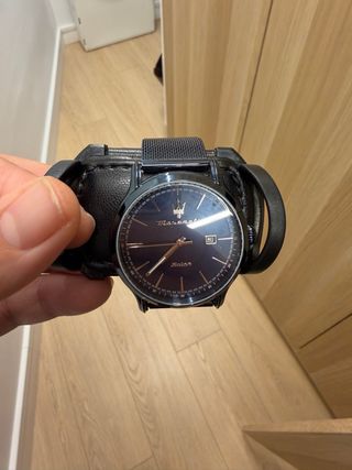 Reloj Maserati Azul y Plateado