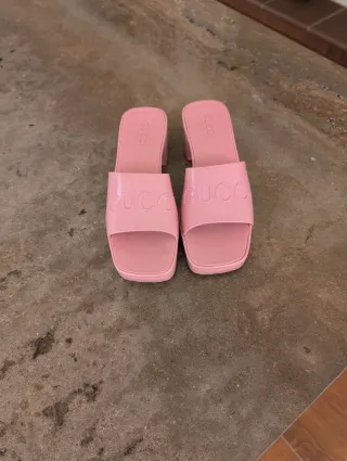 Sandalias Gucci Rosa Mujer