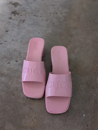 Sandalias Gucci Rosa Mujer