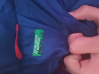 Abrigo Benetton Rojo