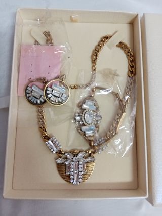 Parure Maya con Bracciale Oro Bianco