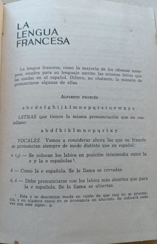 Método rápido para aprender francés.