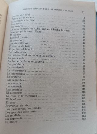 Método rápido para aprender francés.