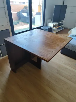 Mesa de comedor extensible de teka