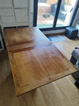 Mesa de comedor extensible de teka