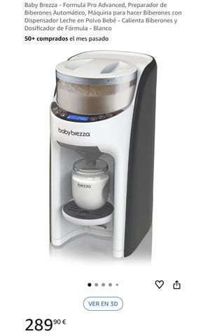 Baby Brezza Formula Pro Advanced sin uso