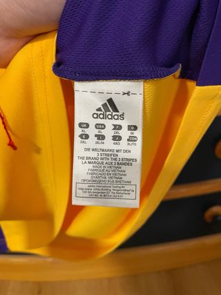 Camiseta NBA Lakers Kobe Bryant Adidas Talla XL