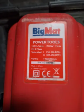 Mezcladora Cevik 1700W con maletín