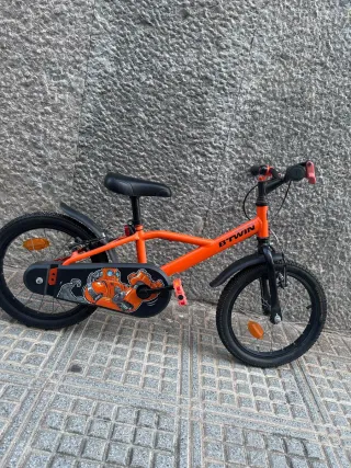 Bicicleta infantil Btwin naranja