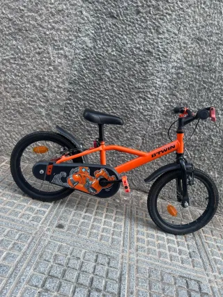 Bicicleta infantil Btwin naranja