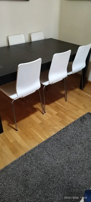 Mesa Comedor Ikea Negra