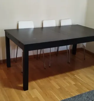 Mesa Comedor Ikea Negra