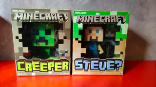 Figuras de Minecraft de las marca MOJANG