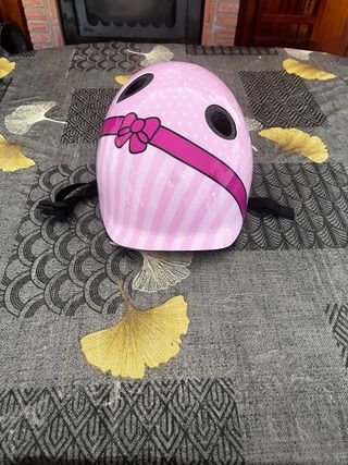 Casco infantil Btwin rosa