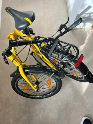 Bicicleta Plegable Moma Ricola Amarilla