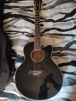 Guitarra Ibanez 12 cuerdas electroacústica