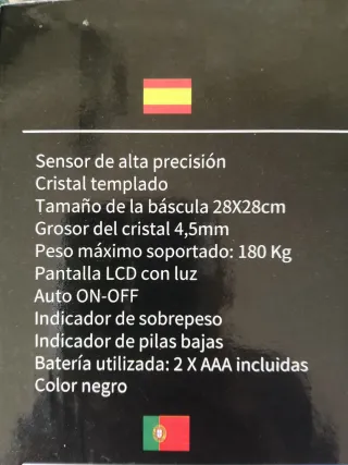 Báscula Digital Baño Euro Life